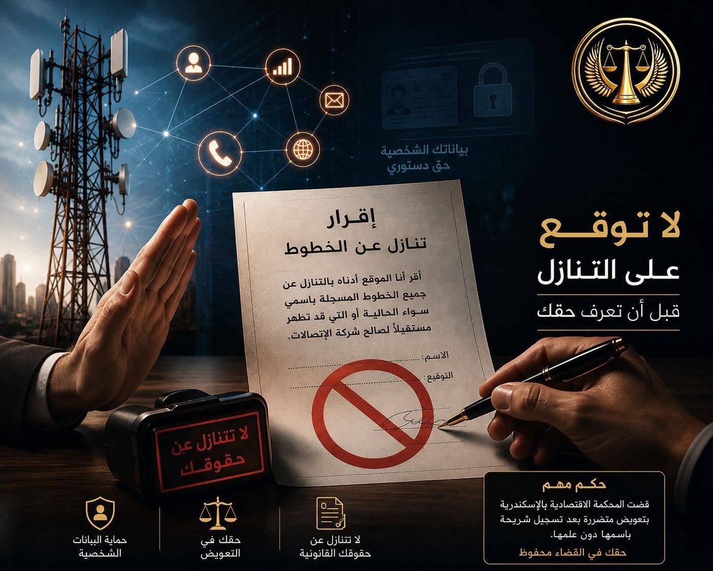 قبل أن توقع على التنازل... اقرأ هذا جيدًا